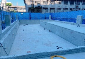 新北 金城帝寶 - 泳池PU研磨工程