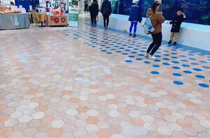 台北 大葉高島屋 - 抓漏、窗框矽利康更新、內部磁磚修復工程